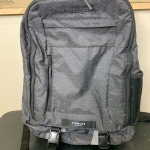 Timbuk2 Authority Laptop Backpack Gray Static with Whitepages PRO Logo